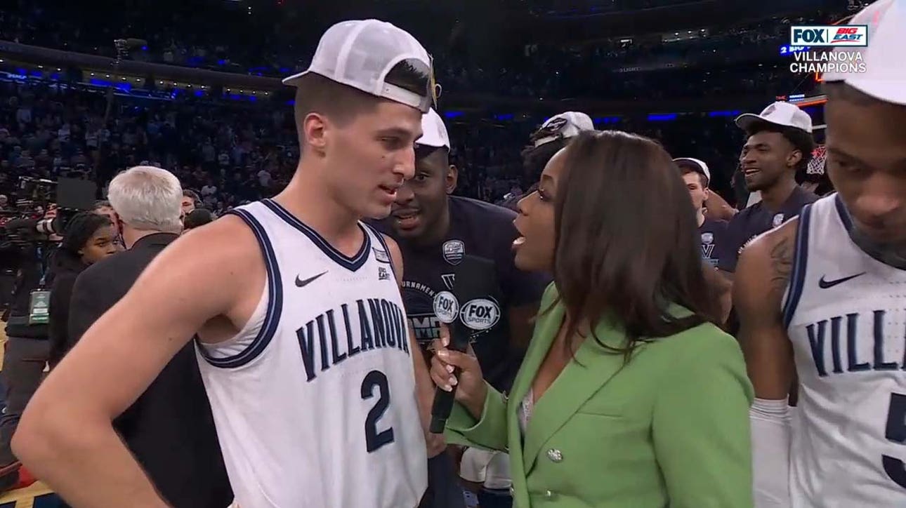 Collin Gillespie speaks on Villanova winning the Big East Championship: 'It means everything'