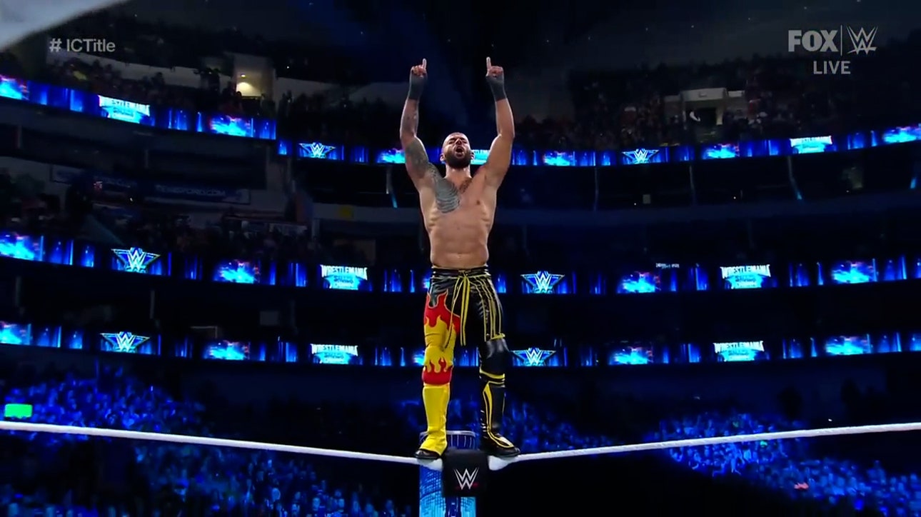 Ricochet takes down Humberto and Angel in Intercontinental Triple Threat Match I WWE on FOX