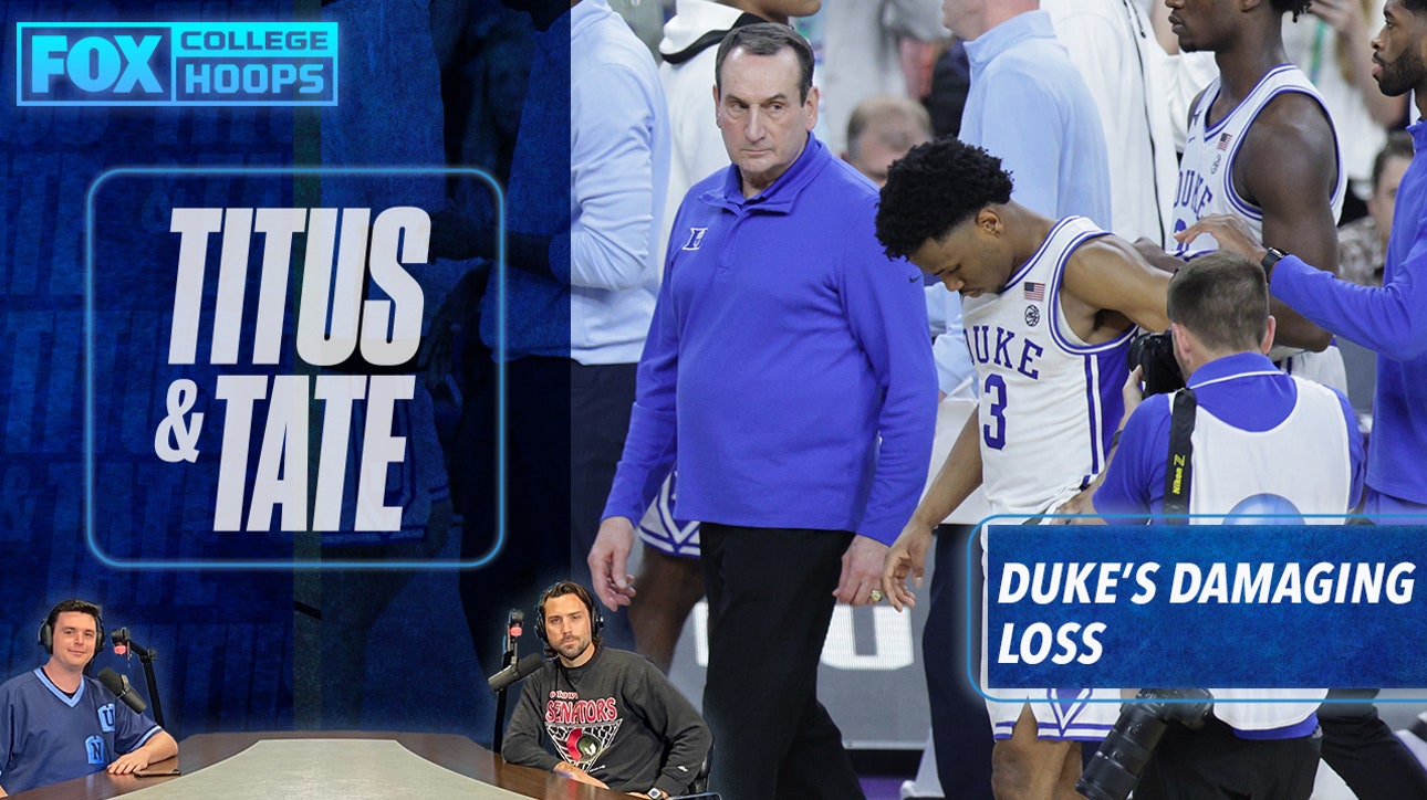 Final Four: Duke's loss to UNC is damaging to the Blue Devil/Tar Heel rivalry I Titus & Tate