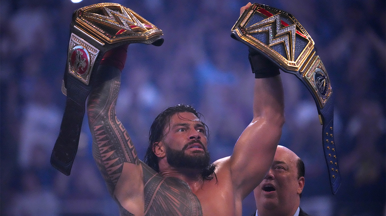 WrestleMania: Roman Reigns defeats Brock Lesnar to unify WWE championship belts