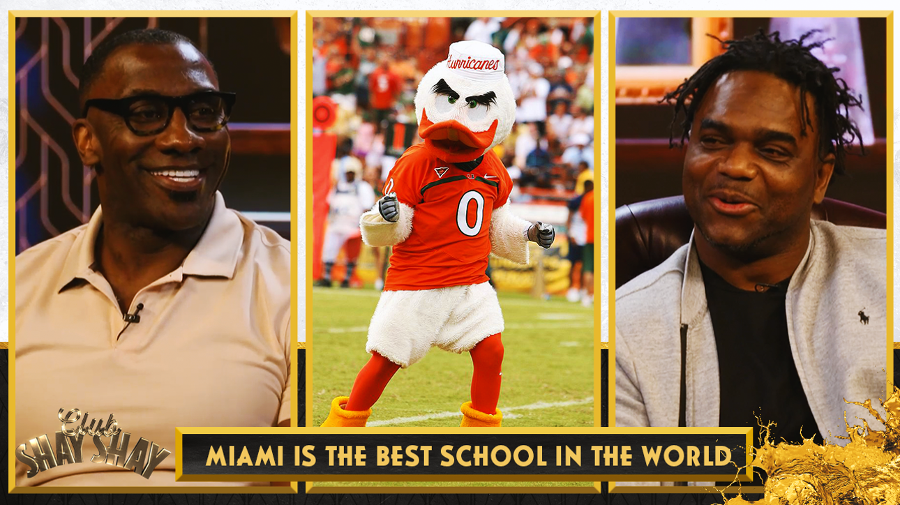 "The University of Miami is the best school in the world" - Edgerrin James I CLUB SHAY SHAY