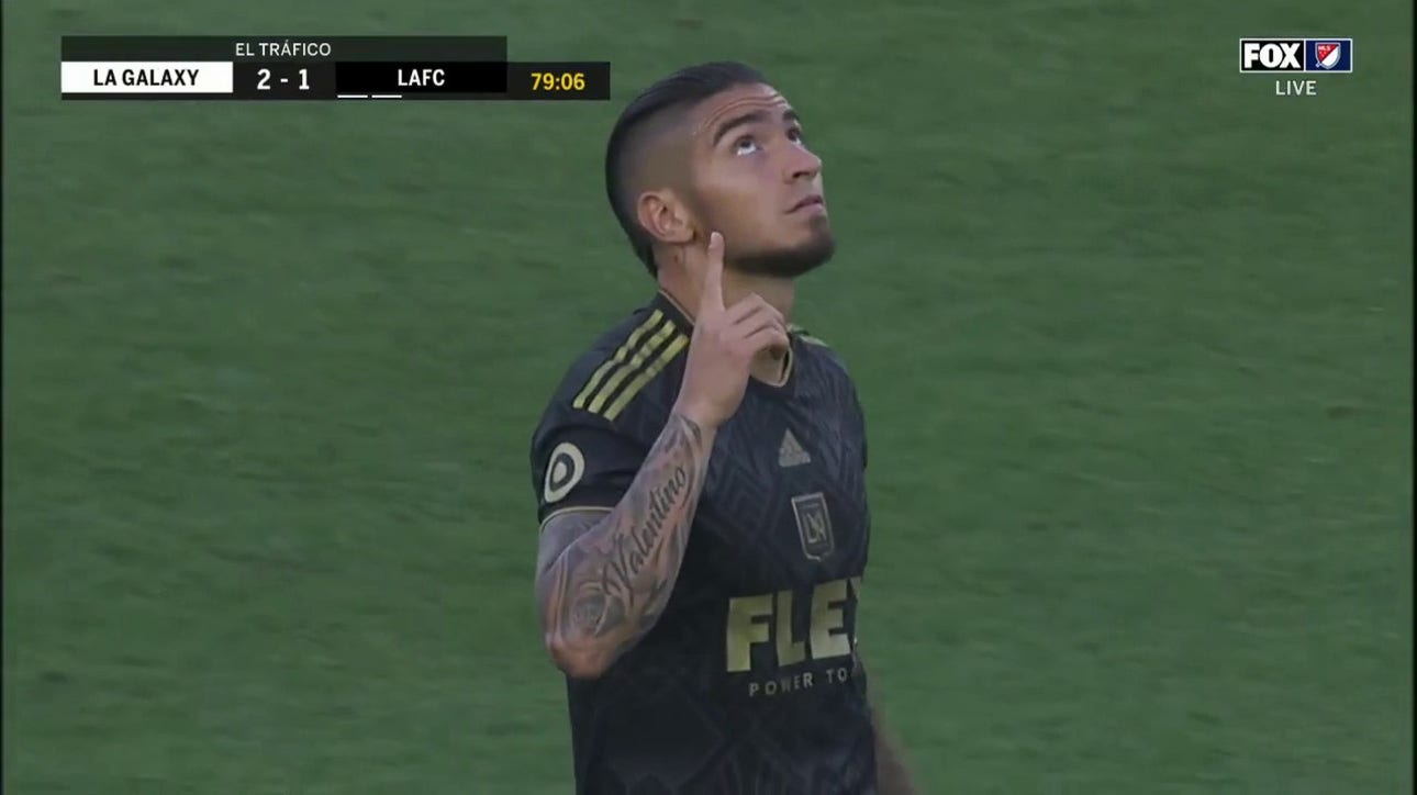 Cristian Arango's goal helps LAFC cut into the L.A. Galaxy's lead, 2-1