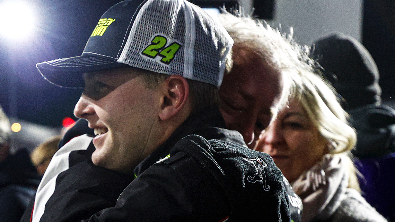 William Byron dedicates his win at the Blue-Emu Maximum Pain Relief 400 to his mother