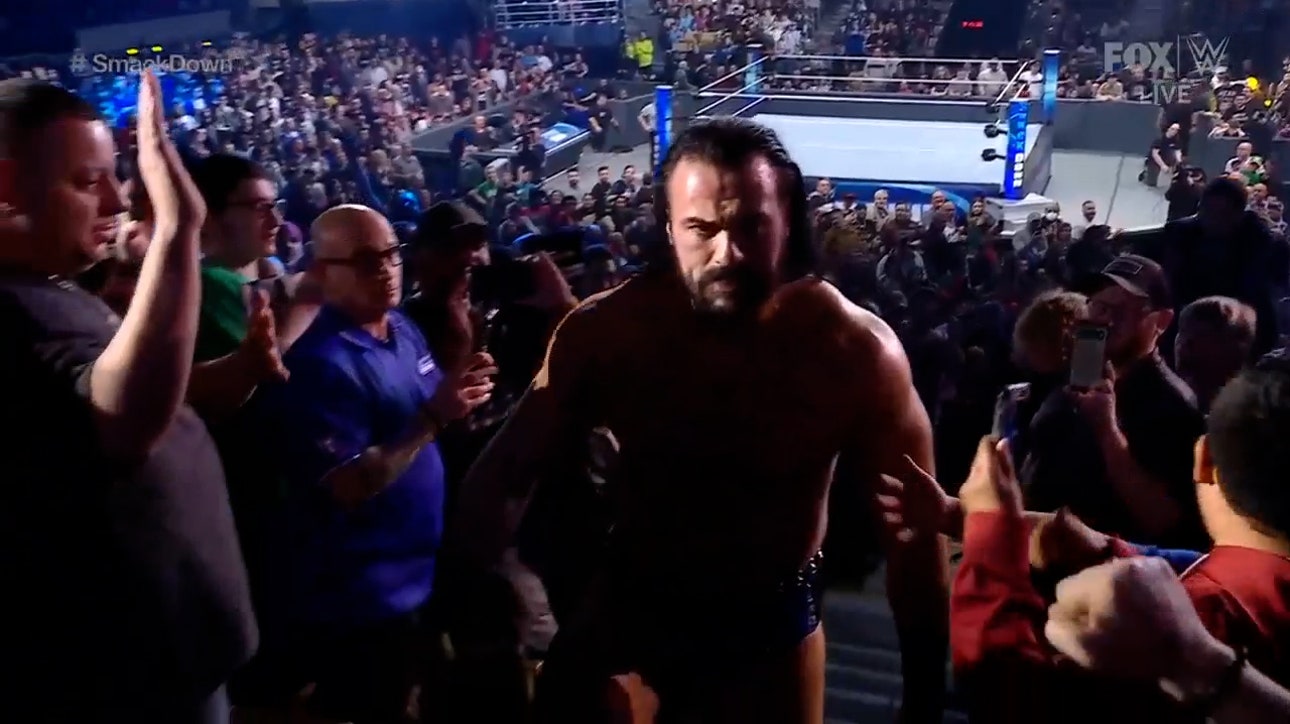 Drew McIntyre chases Sami Zayn through the crowd in a SmackDown Rematch I WWE on FOX