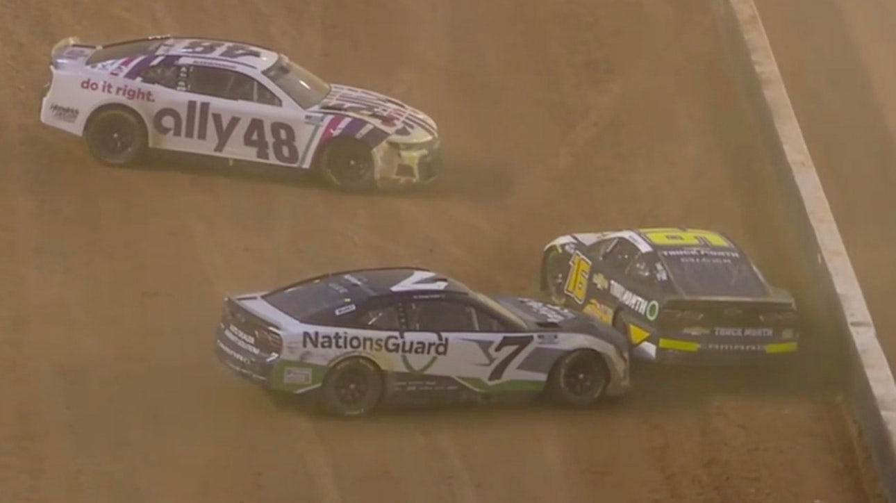 'Parking Lot' crash collects Harvick, Bowman, others