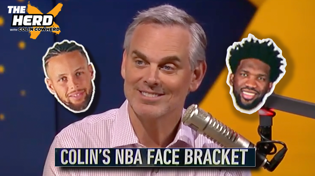 Steph Curry & Joel Embiid feature in Colin Cowherd's NBA Face Bracket I THE HERD