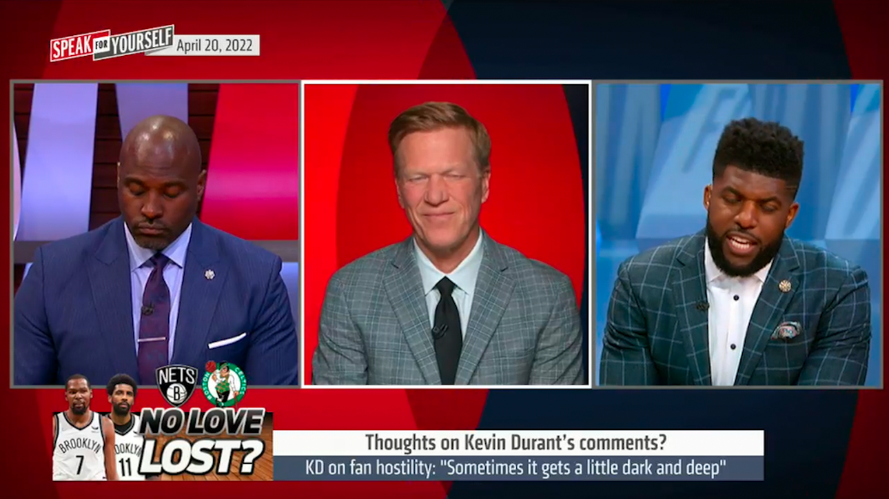 Kevin Durant speaks on Celtics fans hostility towards Nets' Kyrie Irving | NBA | SPEAK FOR YOURSELF