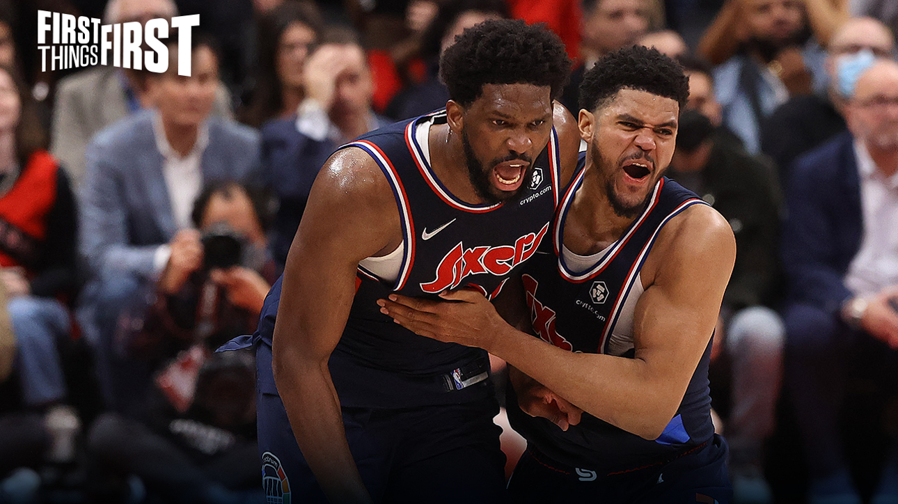 Joel Embiid sinks game-winning three, Sixers lead 3-0 I FIRST THINGS FIRST