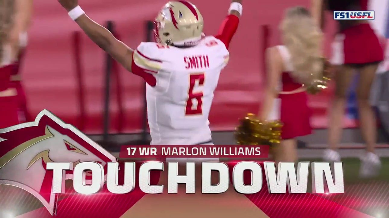 J'Mar Smith connects with Marlon Williams for the HUGE 65-yard touchdown pass