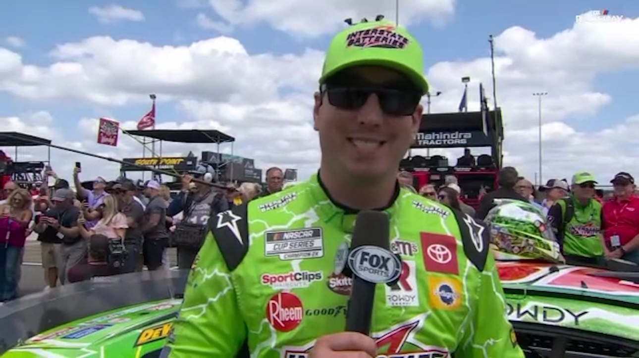 Kyle Busch previews Talladega and shows off a new helmet I NASCAR on FOX