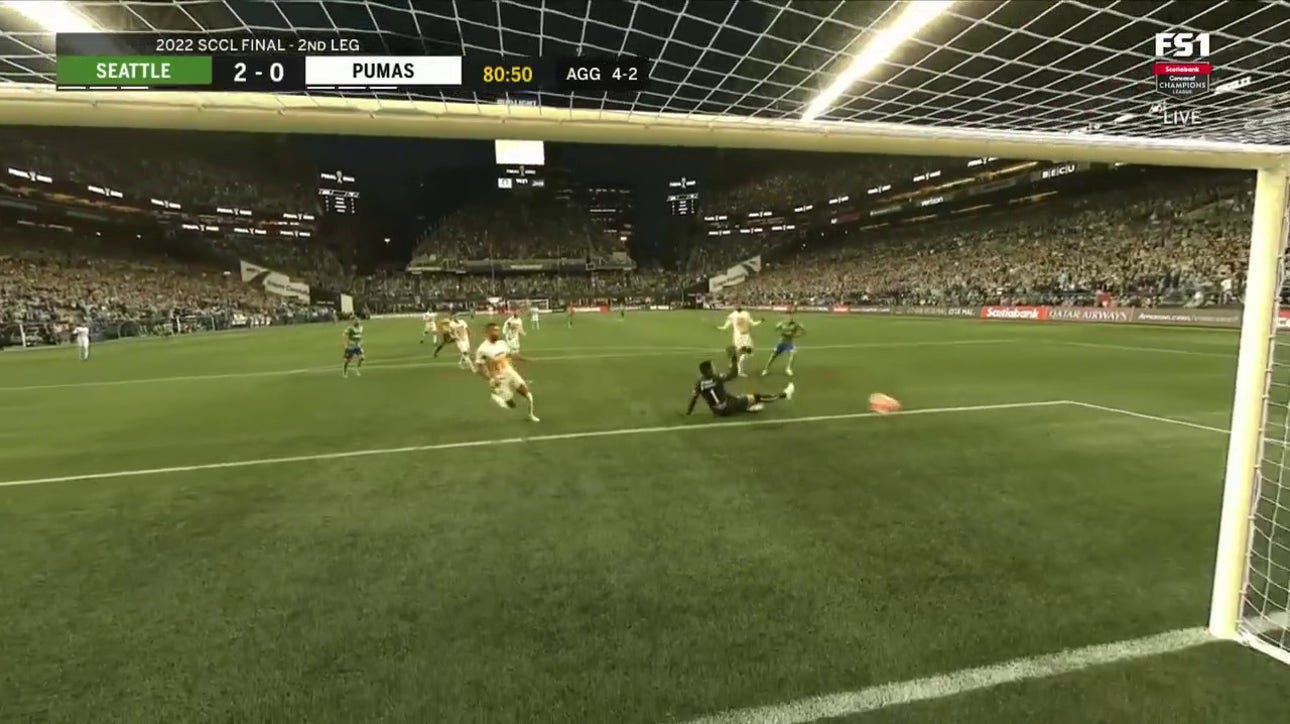 Raúl Ruidíaz's second goal of the night puts Seattle up 2-0 late in the second half