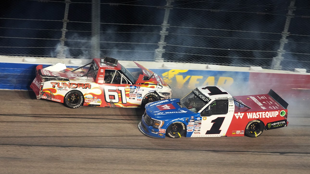 Chase Purdy, Tanner Gray part of multi-car wreck in final stage of Dead on Tools 200 I NASCAR on FOX