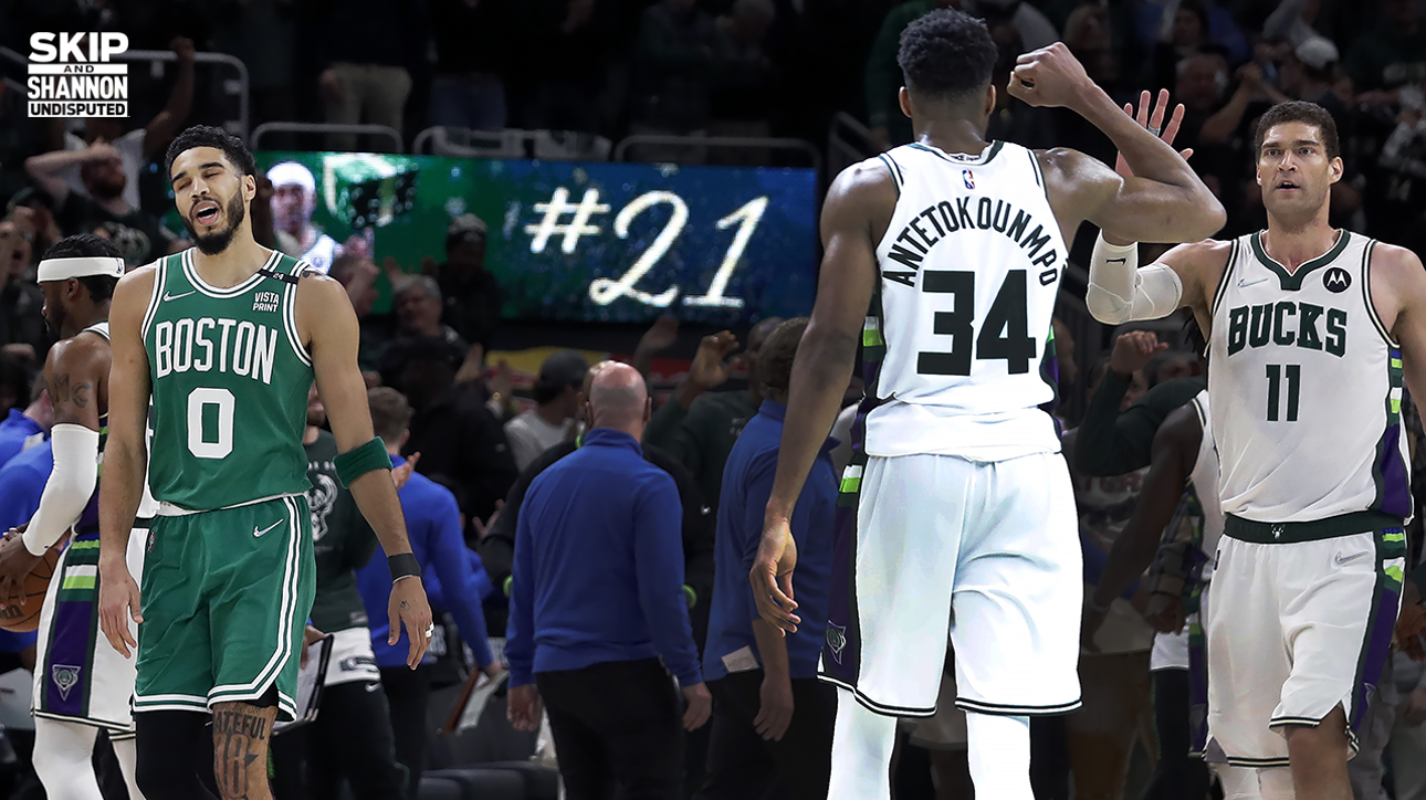 Celtics upset over 'bad call' vs. Giannis, Bucks in Game 3 I UNDISPUTED