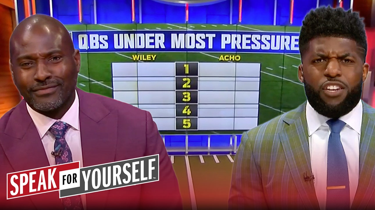 Tom Brady, Aaron Rodgers are the Top QB’s Under The Most Pressure | NFL | SPEAK FOR YOURSELF