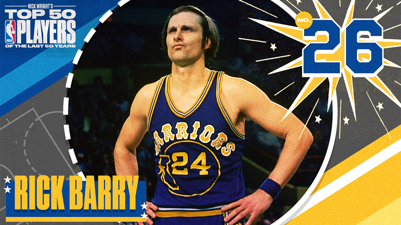 Rick Barry is No. 26 on Nick Wright's Top 50 NBA Players of the Last 50 Years I What's Wright?