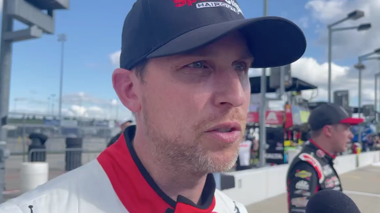 Denny Hamlin said he could see that Kurt Busch was going to win at Kansas