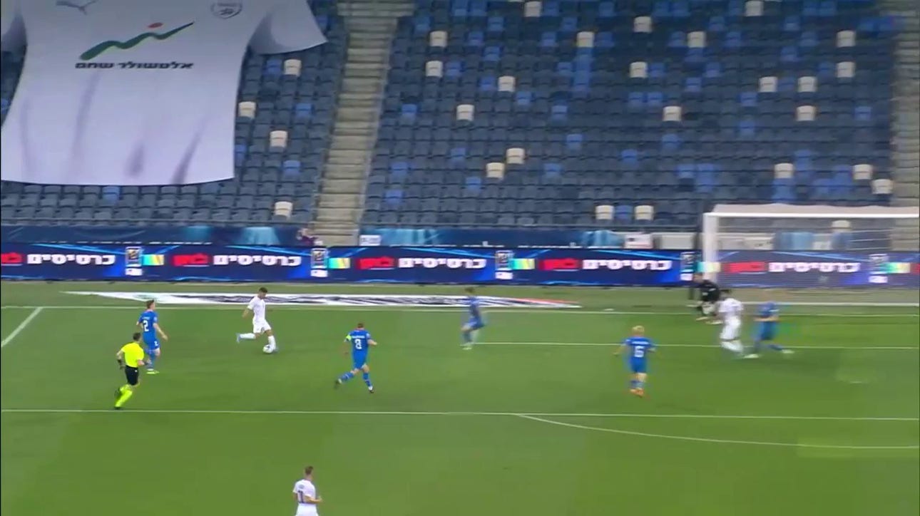 Manor Solomon's GORGEOUS cross helps Liel Abada, Israel grab 1-0 lead vs Iceland