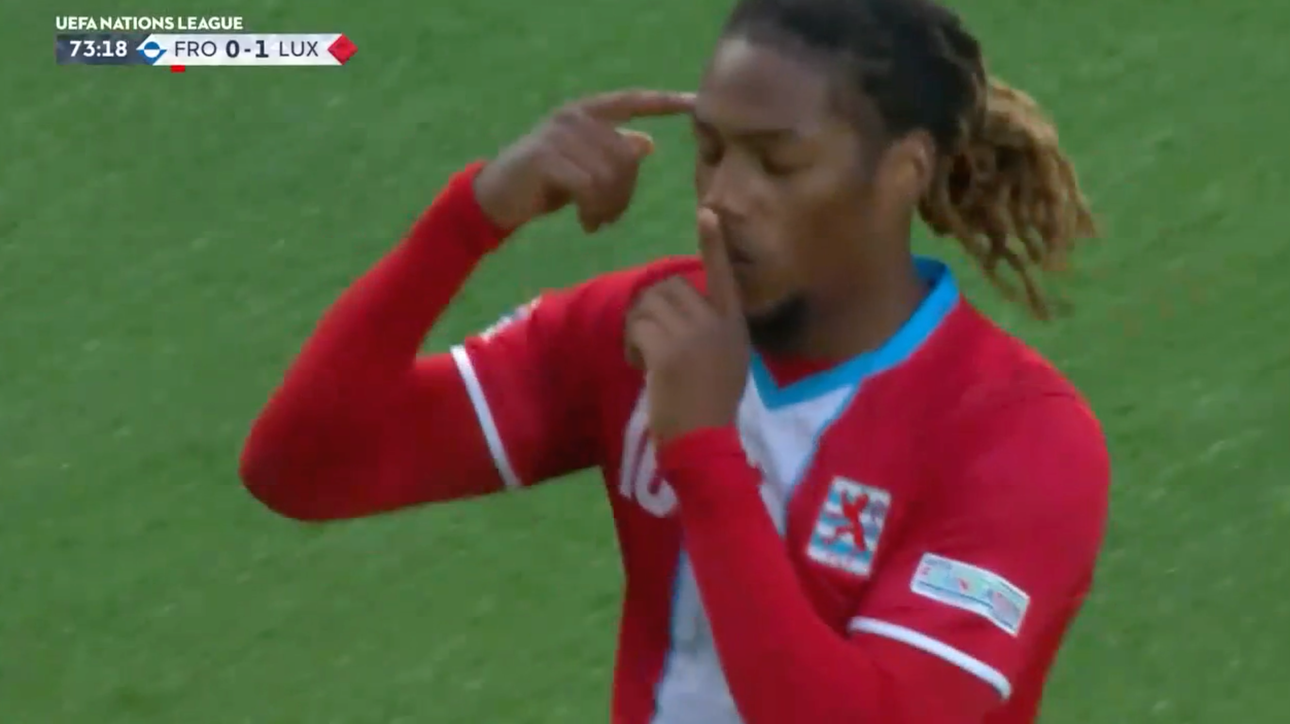Gerson Rodrigues scores Luxembourg's winning goal from the penalty spot I UEFA Nations League