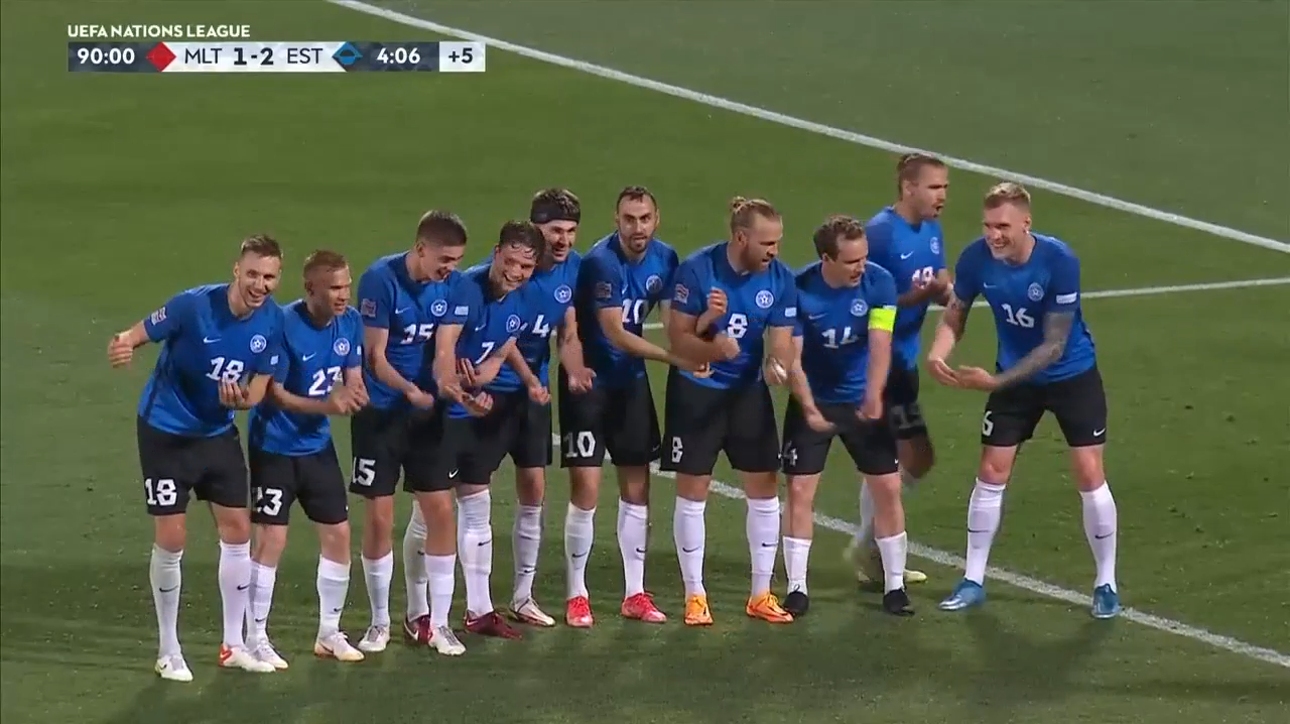 Henri Anier scores in stoppage time to give Estonia the 2-1 win over Malta