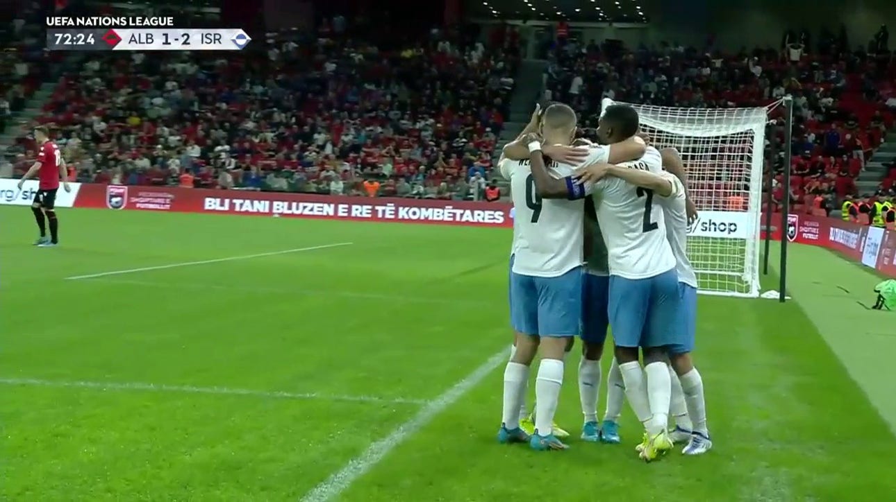 Manor Solomon's second goal gives Israel 2-1 lead vs. Albania