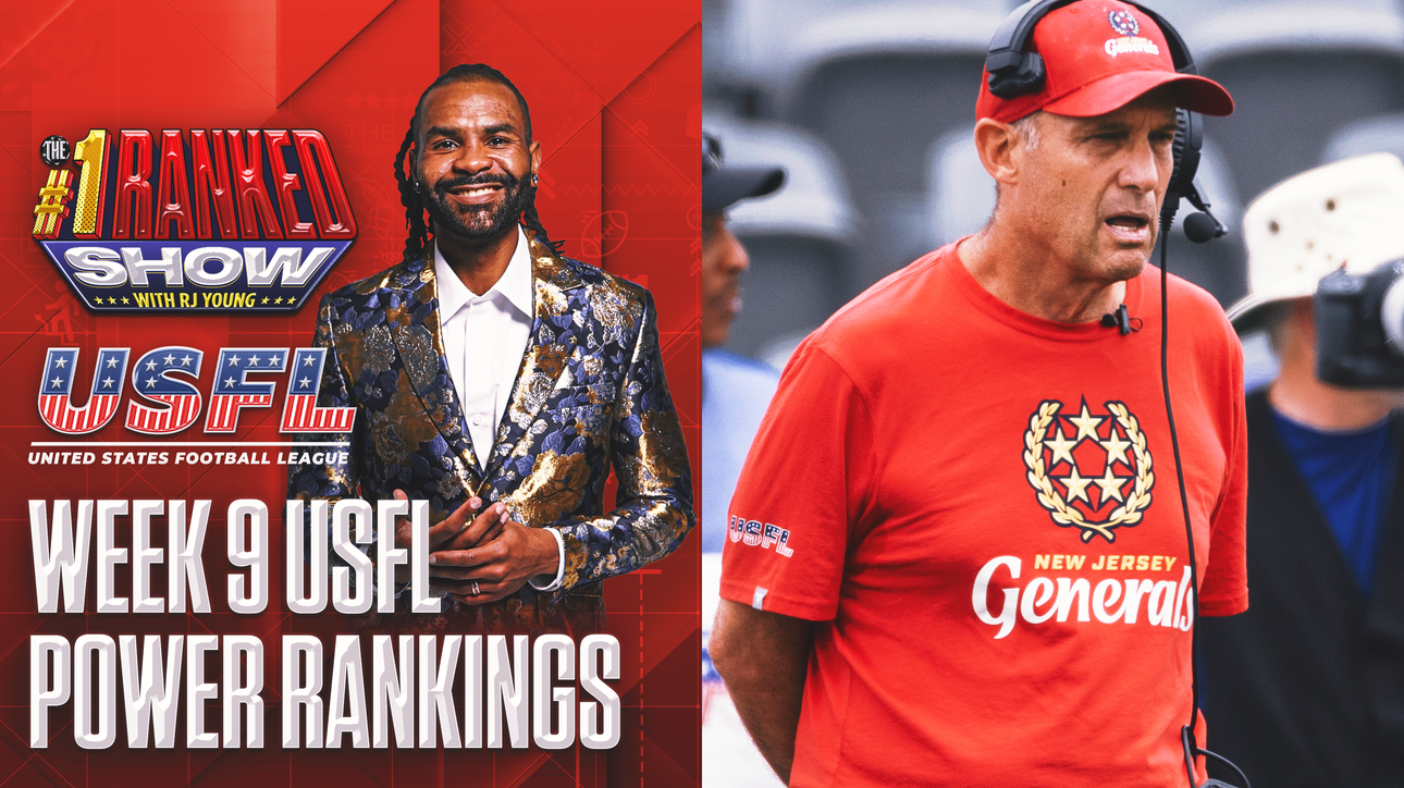 New Jersey Generals at the top of RJ's USFL Power Rankings heading into Week 10 | Number One Ranked Show