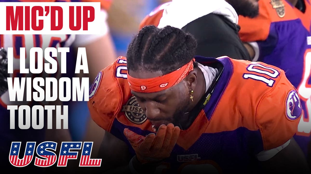 "I just lost a wisdom tooth" USFL Best of Mic'd Up: Week 9