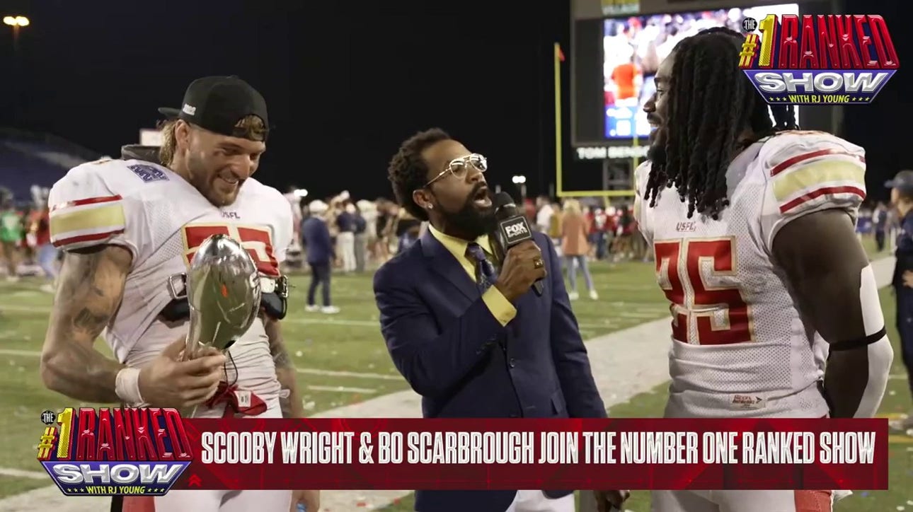 Birmingham's Scooby Wright and Bo Scarbrough reflect on winning the inagural USFL title | Number One Ranked Show