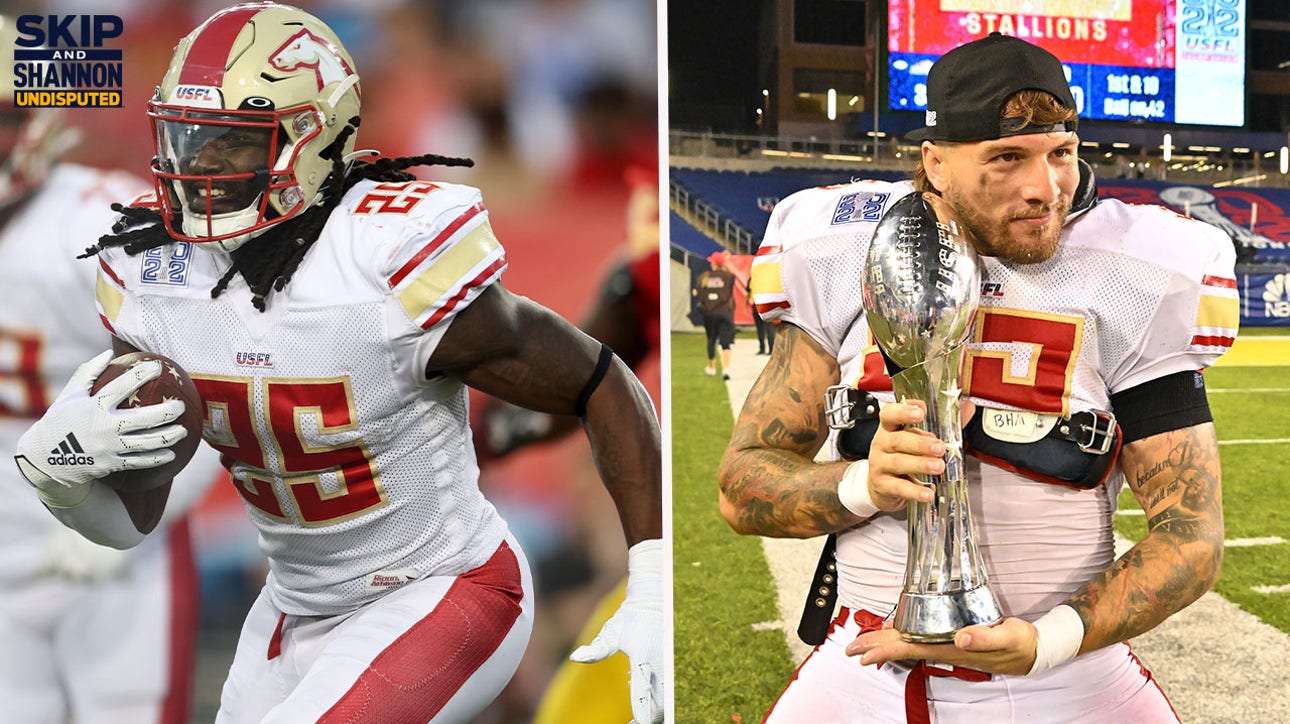 Bo Scarbrough, Scooby Wright highlight top USFL Championship plays | UNDISPUTED