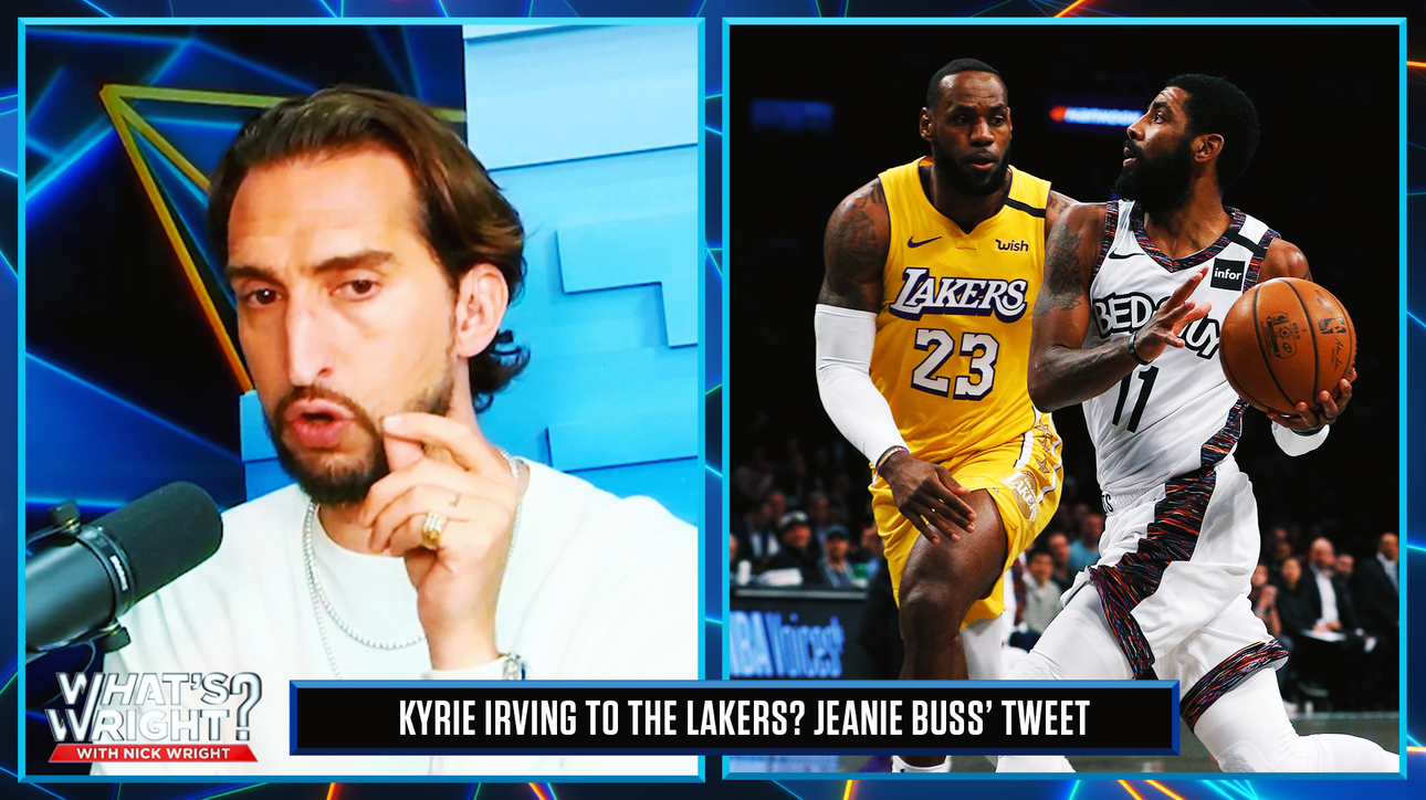 Kyrie Irving will join the Lakers & the issue with Jeanie Buss' Tweet about Kobe | What's Wright?