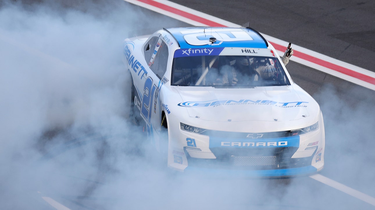 Austin Hill holds on to win Xfinity Series race at Atlanta