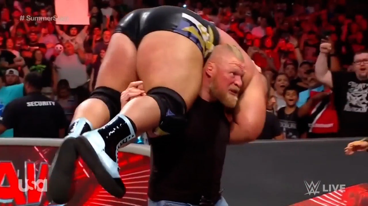Brock Lesnar DESTROYS Alpha Academy after threatening Roman Reigns | WWE on FOX