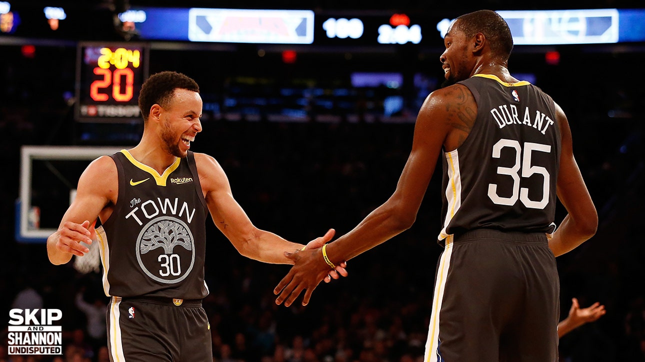 Steph Curry not shutting down possible Kevin Durant-Warriors reunion | UNDISPUTED