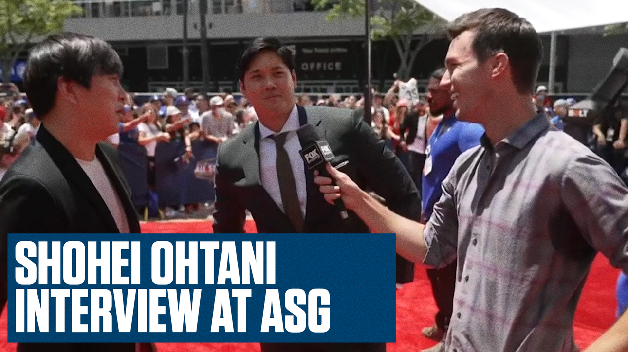 Shohei Ohtani meets Ben Verlander on the All-Star red carpet | Flippin' Bats