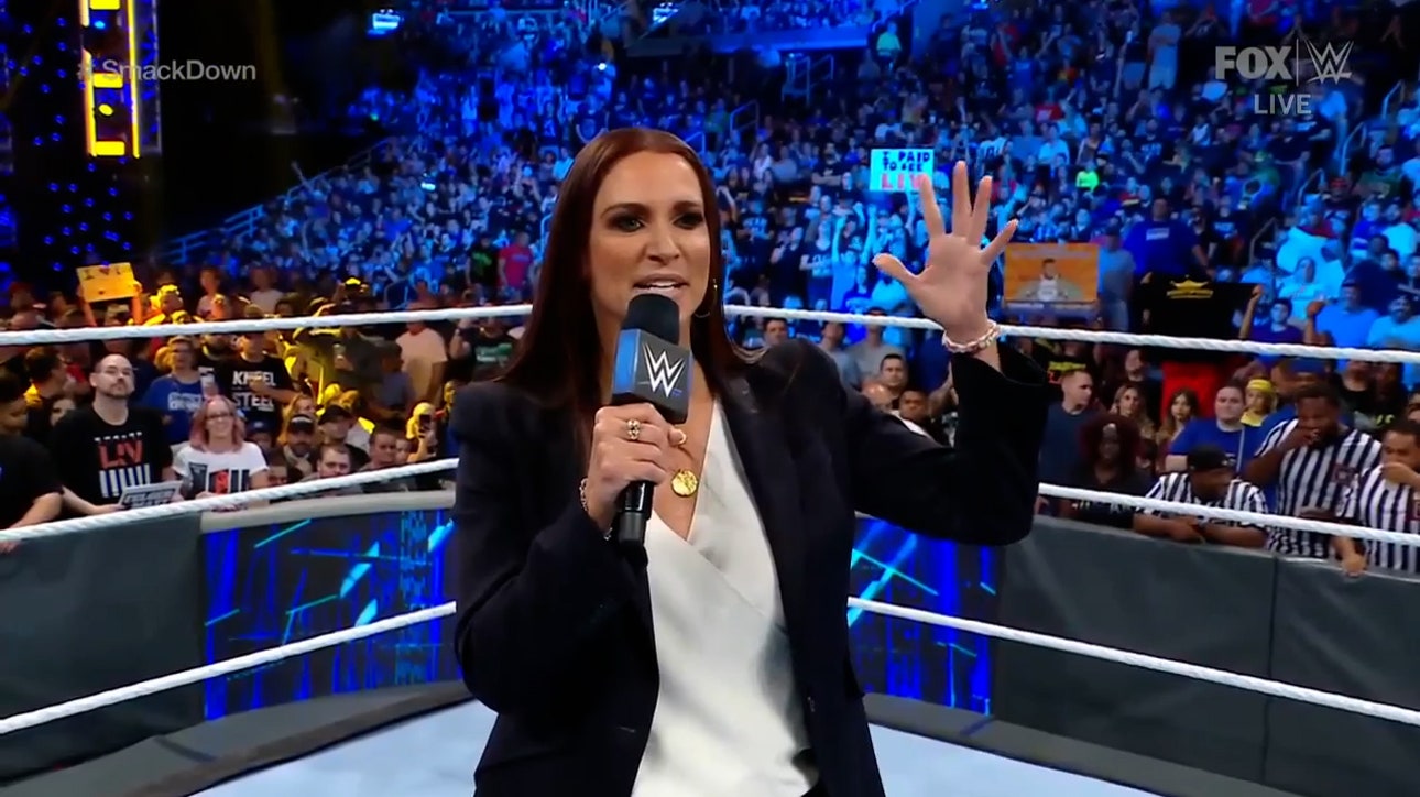 Stephanie McMahon addresses Vince McMahon's retirement on SmackDown | WWE on FOX