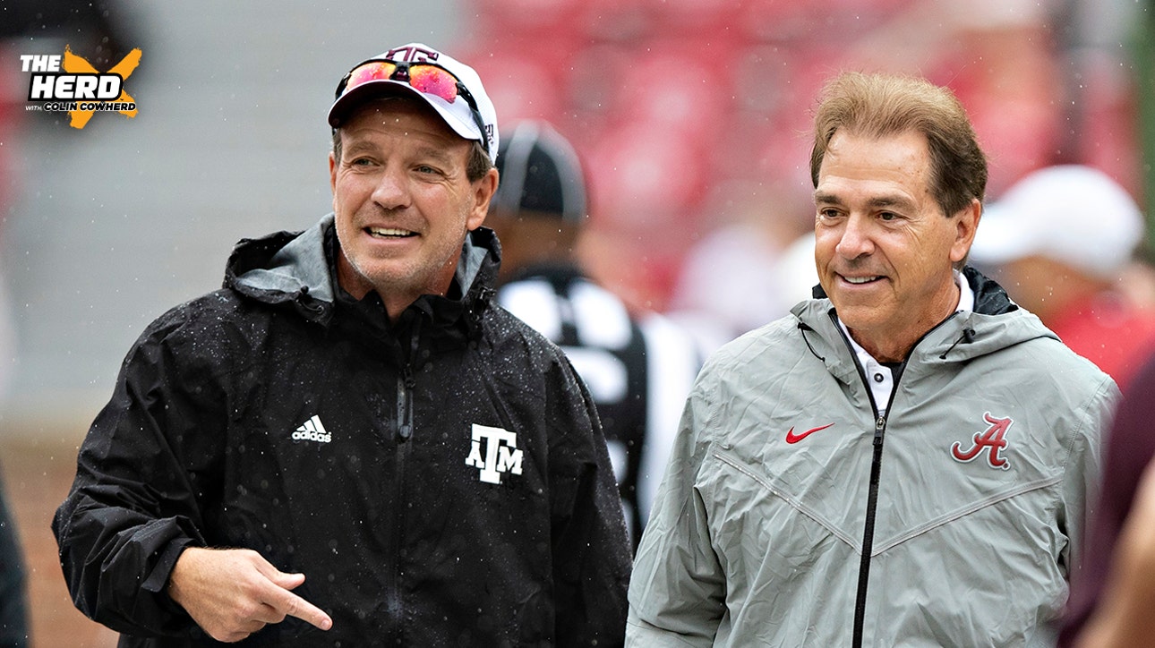 Jimbo Fisher downplays reported feud with Nick Saban | THE HERD