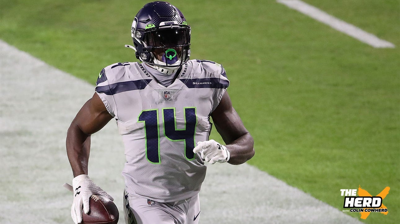 DK Metcalf not practicing at Seahawks camp due to contract situation | THE HERD