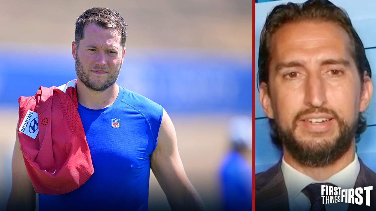 Matt Stafford battling 'bad tendinitis' per Sean McVay | FIRST THINGS FIRST