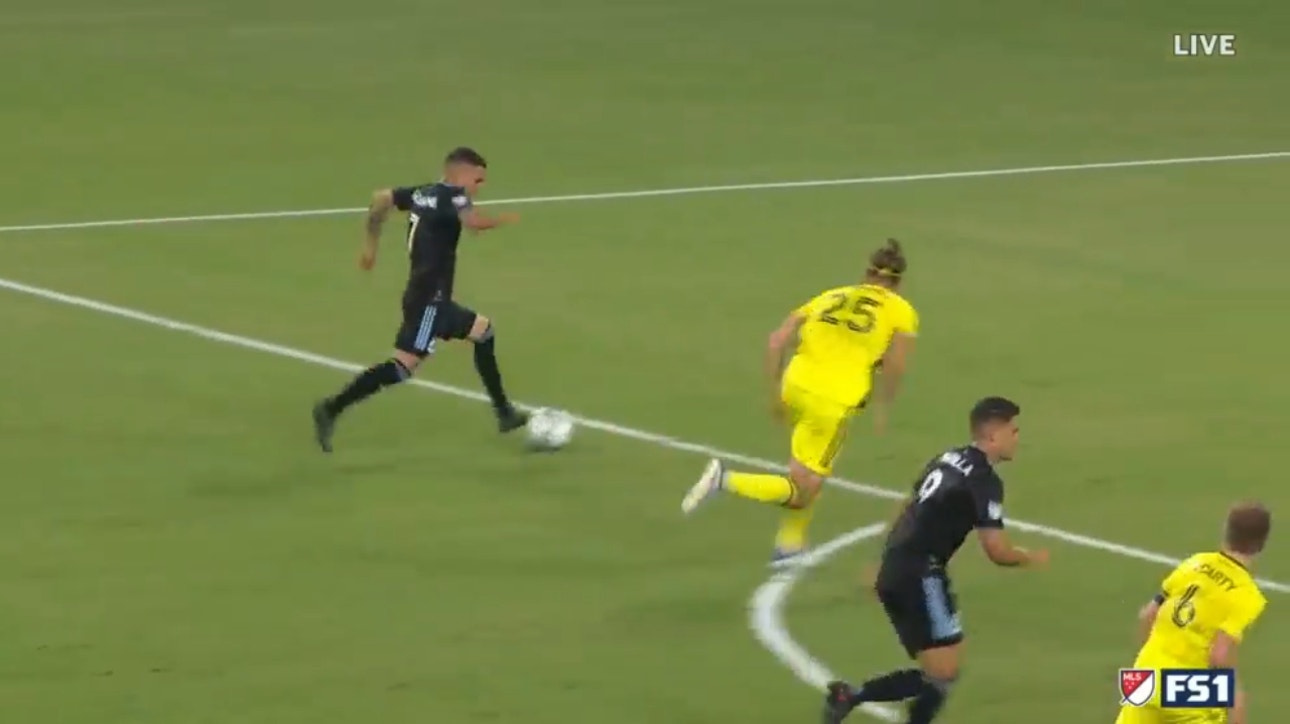 Franco Fragapane scores a goal to give Minnesota the lead over Nashville SC