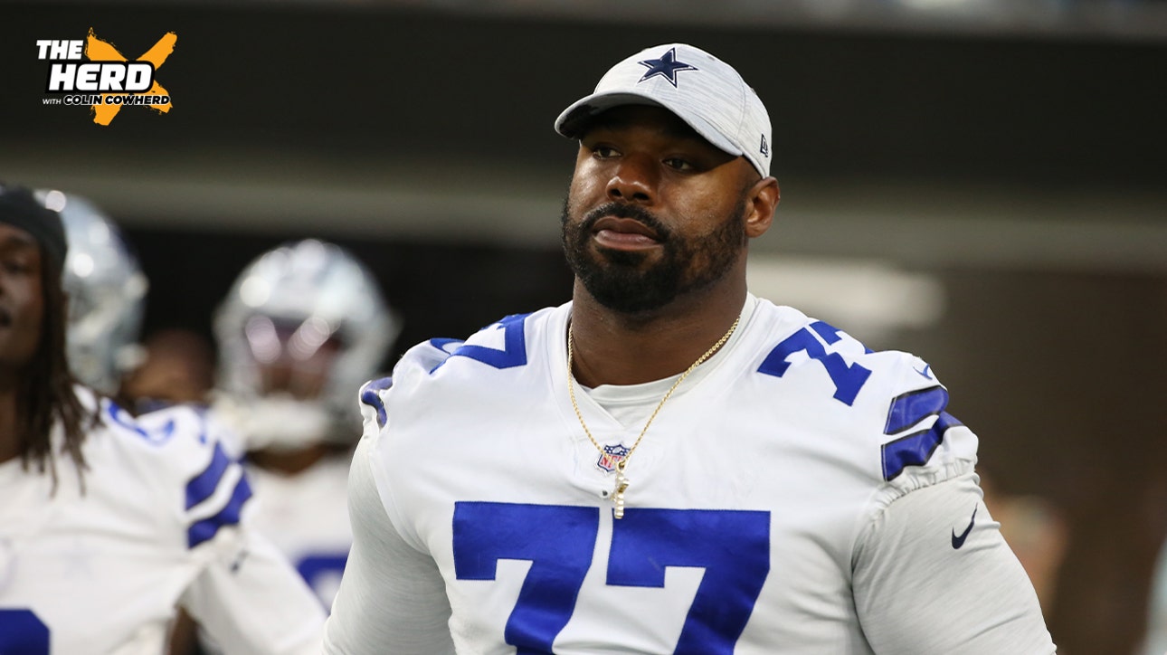 Cowboys LT Tyron Smith out indefinitely with avulsion knee fracture | THE HERD