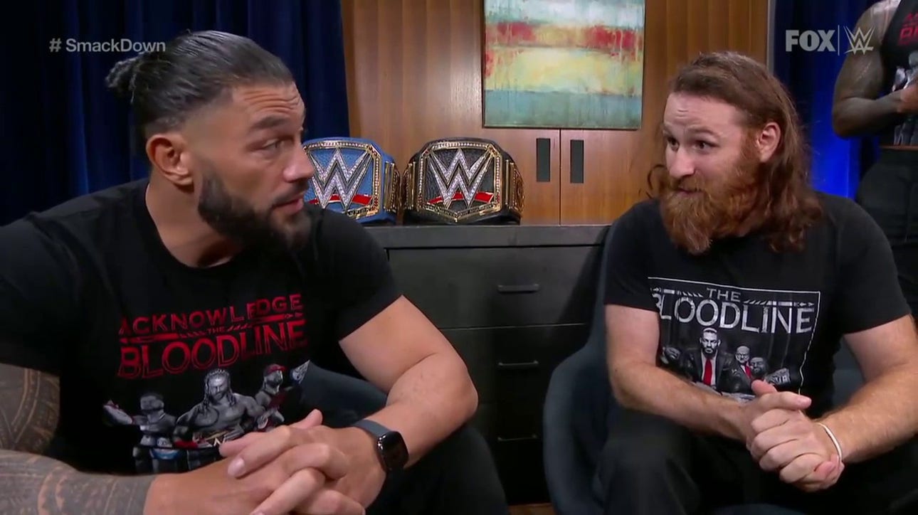 Roman Reigns asks Sami Zayn for an important favor | WWE on FOX