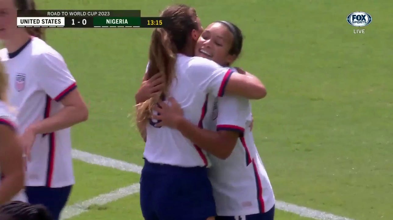 Sophia Smith's clinical finish helps USWNT grab an early lead vs. Nigeria, 1-0