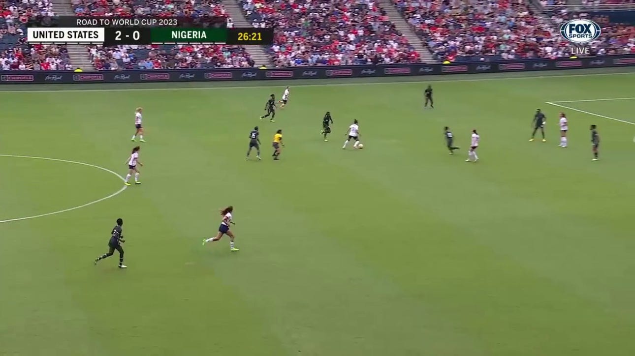 Emily Fox, Sophia Smith connect on a BEAUTIFUL goal vs. Nigeria, 3-0