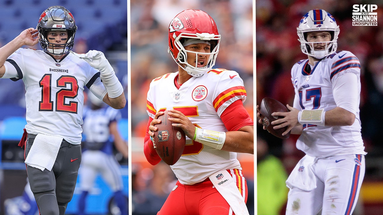 Patrick Mahomes, Josh Allen, Tom Brady are favorites to win MVP | UNDISPUTED