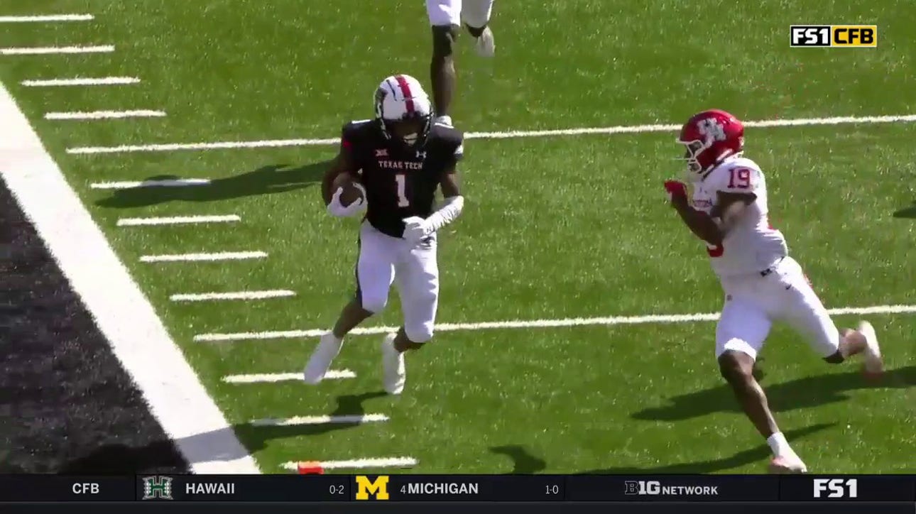 Texas Tech takes a 17-3 lead after Donovan Smith finds Myles Price on a 54-yard TD