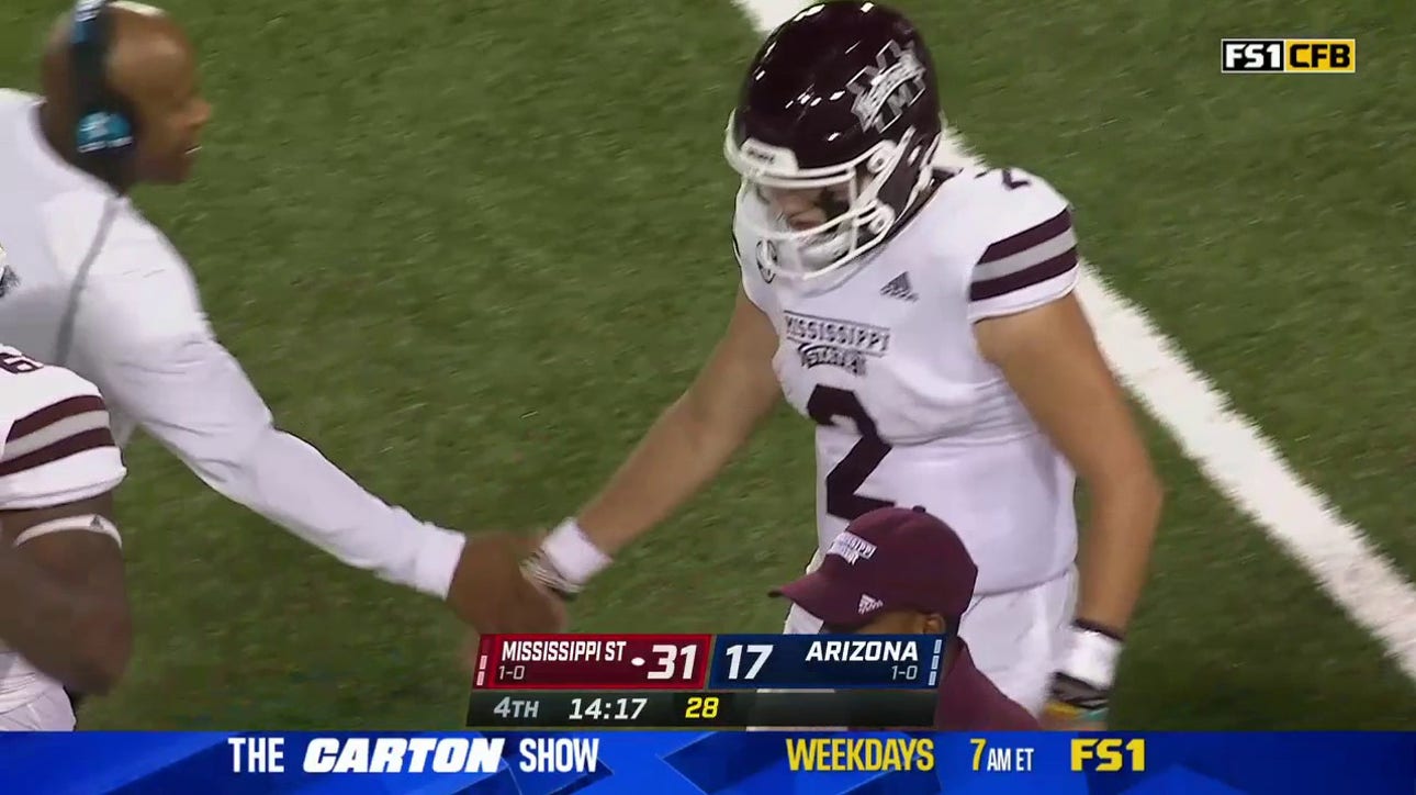 Will Rogers delivers on 4th down with an impressive passing TD vs. Arizona