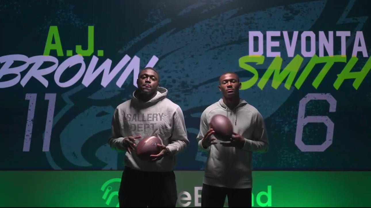 DeVonta Smith, A.J. Brown talk Eagle expectations, game styles, and more | NFL on FOX