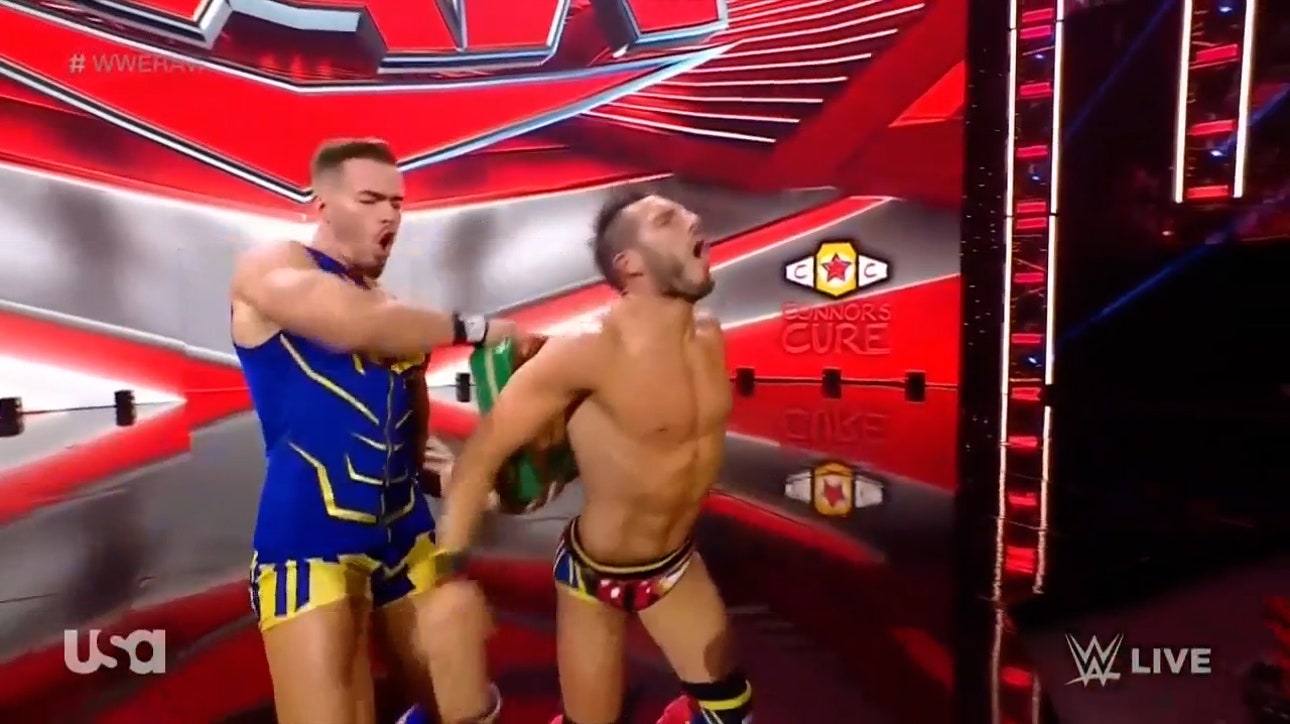 Johnny Gargano makes his in-ring return vs. Chad Gable, Austin Theory attacks | WWE on FOX