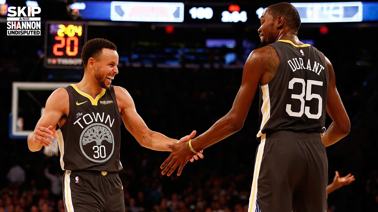 Steph Curry reveals he'd welcome Kevin Durant's return to Warriors | UNDISPUTED