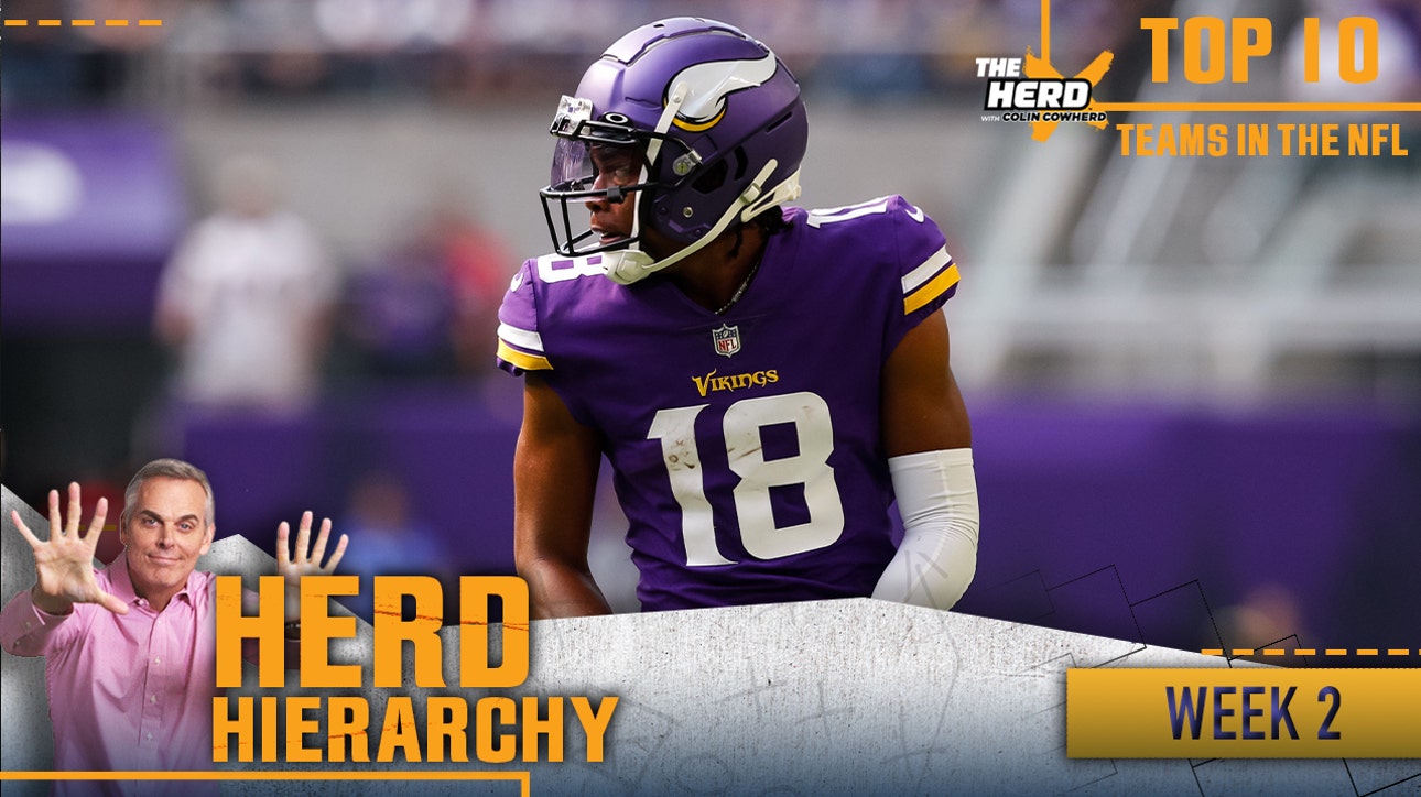 Vikings, Ravens highlight Colin's Top 10 teams heading into Week 2 | THE HERD