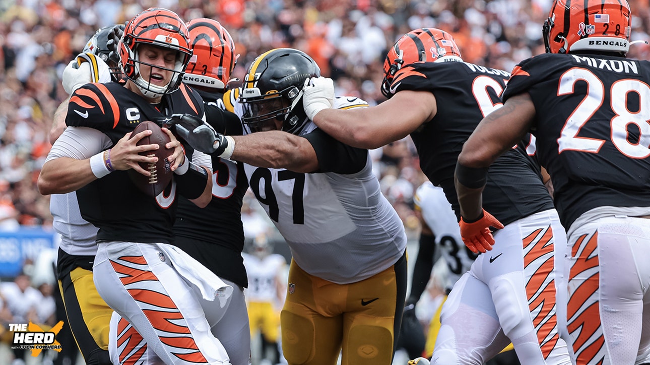 Joe Burrow sacked seven times in Bengals Week 1 loss to Steelers | THE HERD